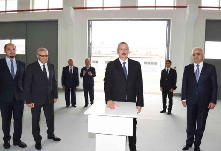 Mr. President launched our new plant in IQ Neftchala!